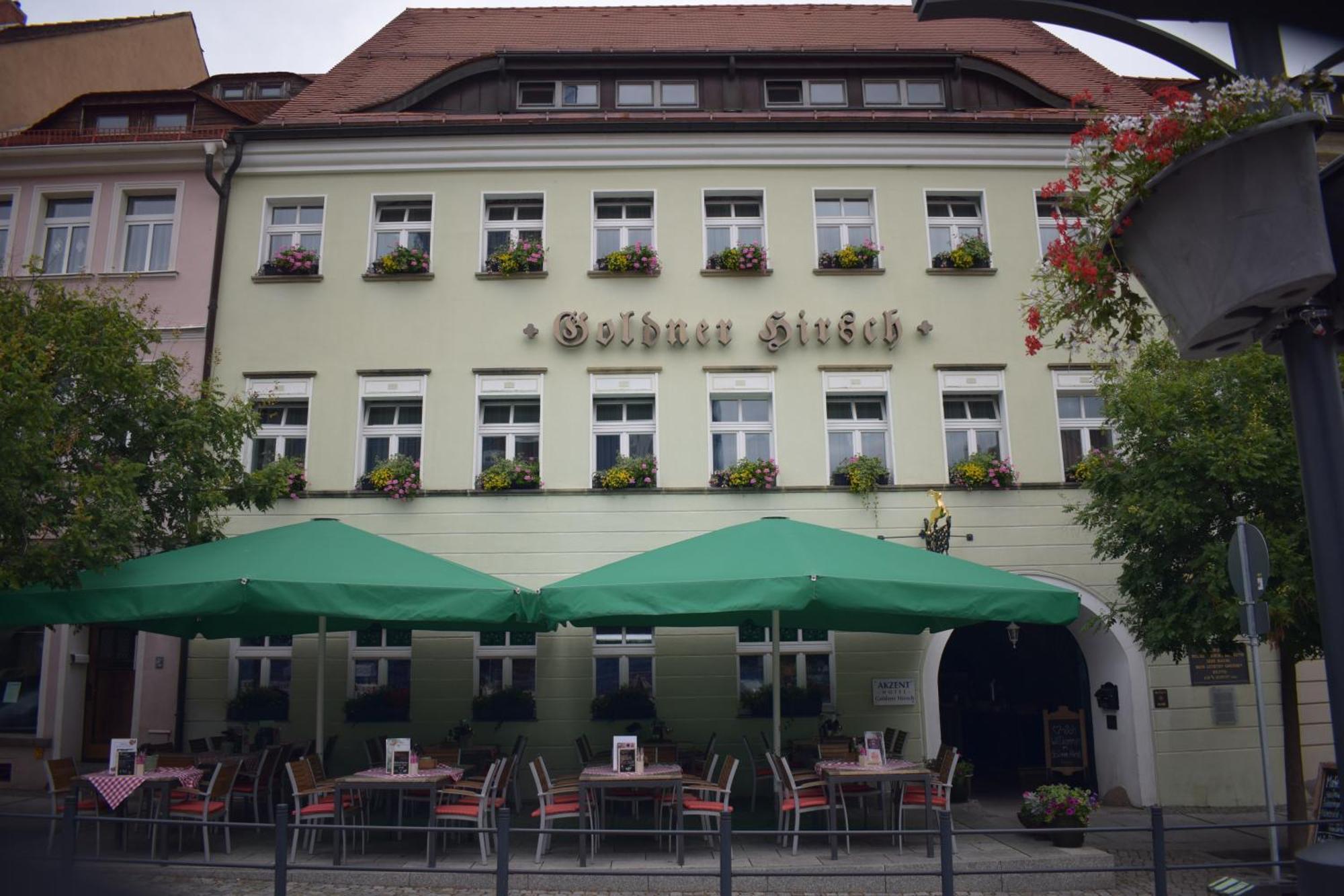 Akzent Hotel Goldner Hirsch Каменц Екстер'єр фото
